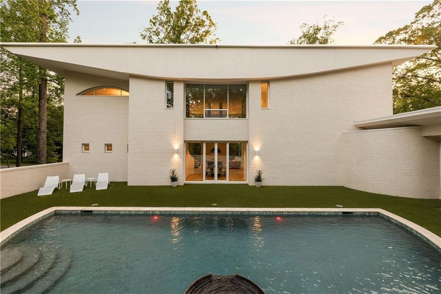 Exterior details and patio area of a home in , Atlanta (Image 35).