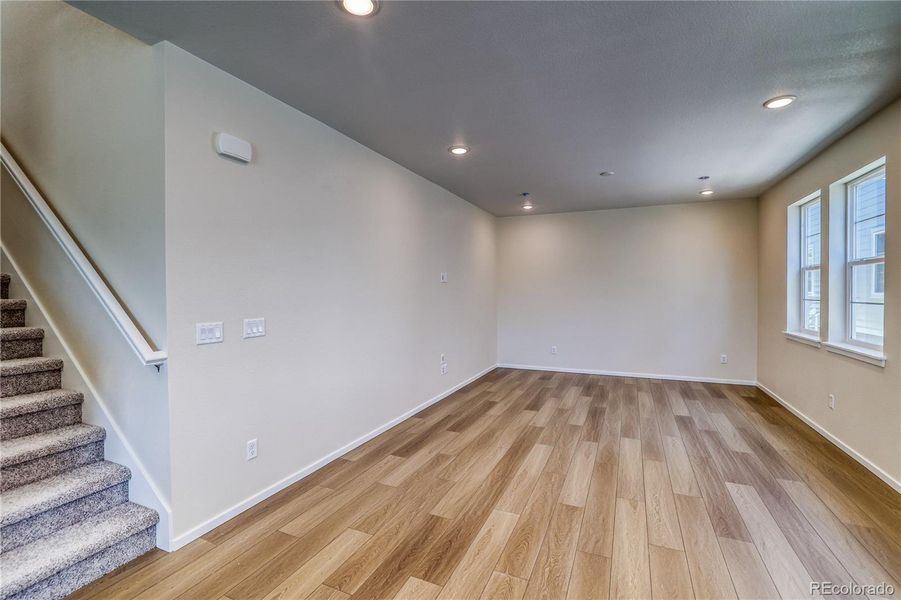 Spacious, unfurnished interior of a new home in The Aurora Highlands Summit Collection, Aurora (Image 17). Spacious, unfurnished interior of a new home in The Aurora Highlands Summit Collection, Aurora (Image 17).