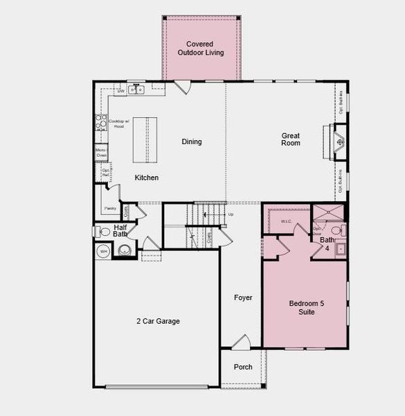 2D floor plan layout of this home in Bennett Farm, Loganville, GA (Image 2). 2D floor plan layout of this home in Bennett Farm, Loganville, GA (Image 2).