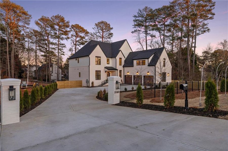 Front exterior of a new home in , Johns Creek, GA, highlighting curb appeal (Image 26).