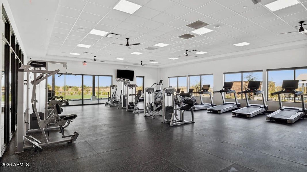 Clubhouse gym