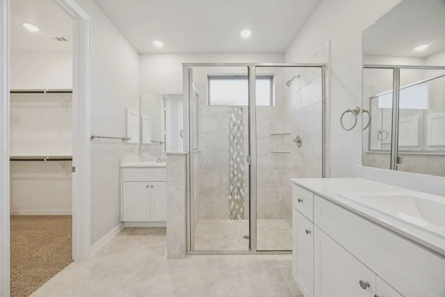 Representative furnished interior of a home built from the Sacramento by Chesmar Homes in Summer Crest, Crowley (Image 7).