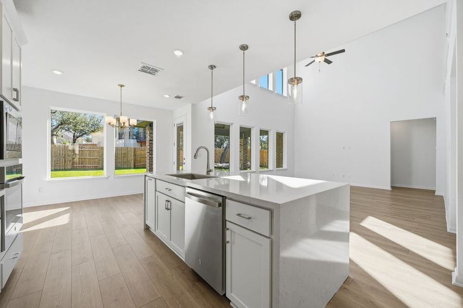 Furnished interior view inside a new home in Parkside on the River 60s, Georgetown (Image 7).