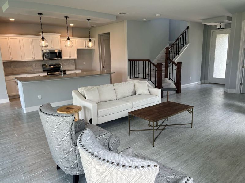 Representative furnished interior of a home built from the Asheville by Paytas Homes in The Reserve at Victoria, Deland (Image 15).