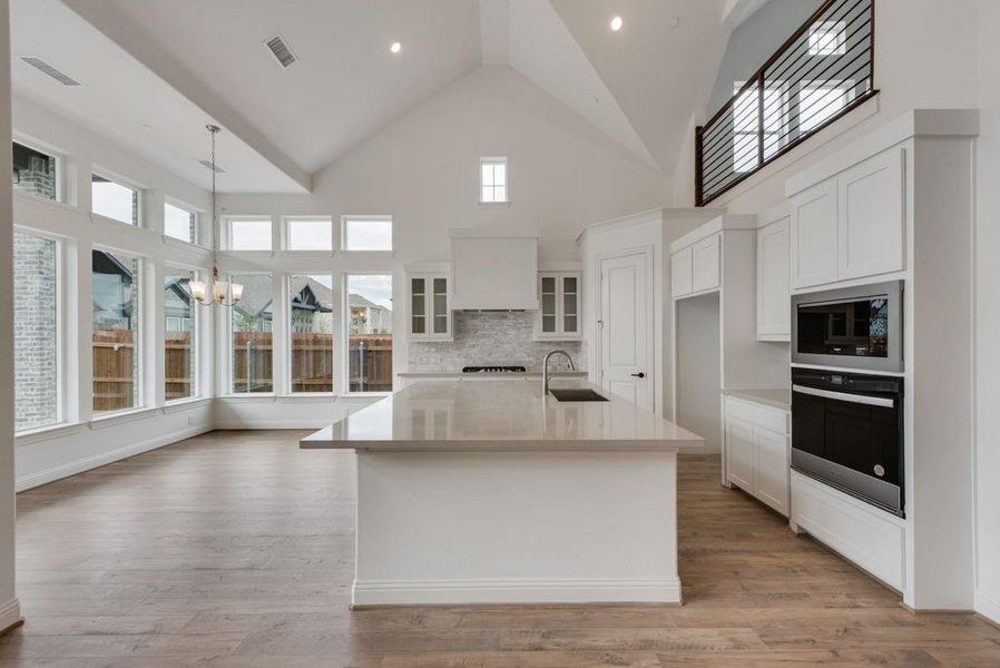 Furnished interior view inside a new home in Cedar Ridge Estates, Grand Prairie (Image 8). Furnished interior view inside a new home in Cedar Ridge Estates, Grand Prairie (Image 8).