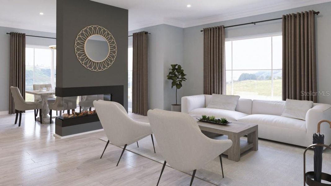 Furnished interior view inside a new home in , Myakka City (Image 4).