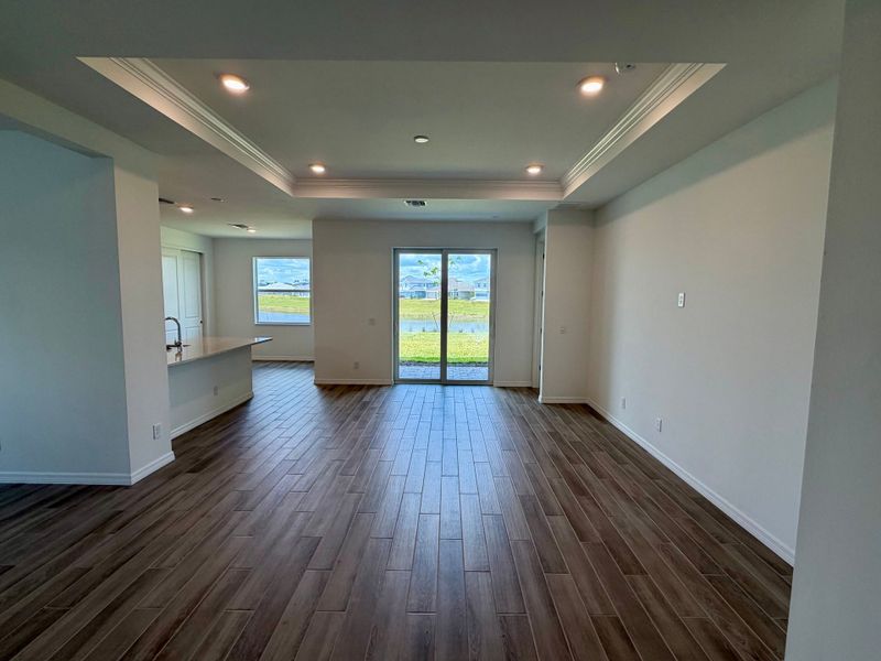 Representative unfurnished interior of a home built from the Juno by William Ryan Homes in The Sanctuary – Resort Collection, Punta Gorda (Image 16).