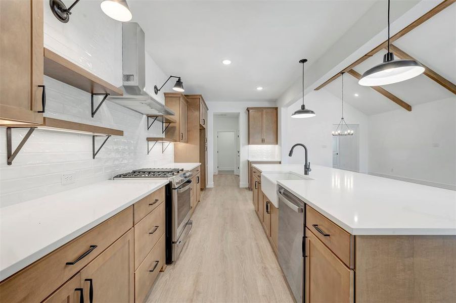 Furnished interior view inside a new home in Timberbrook, Justin (Image 12).