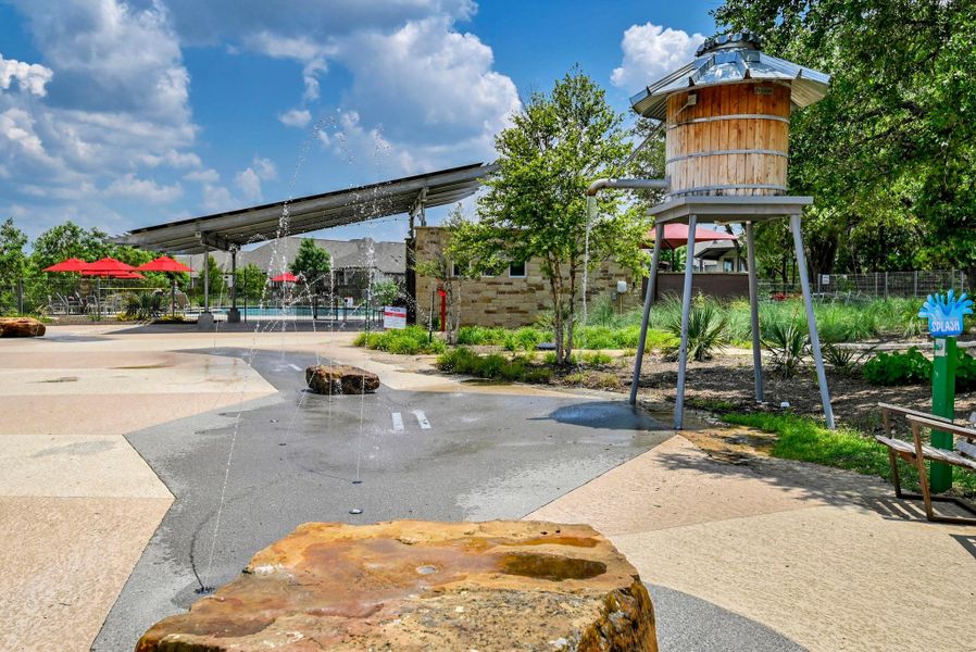 Front exterior of a new home in , Leander, TX, highlighting curb appeal (Image 20). Front exterior of a new home in , Leander, TX, highlighting curb appeal (Image 20).