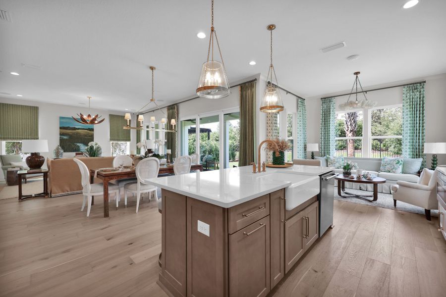Representative furnished interior of a home built from the Scarlett by Riverside Homes in Mariposa at EverRange 50' Series, Jacksonville (Image 44).