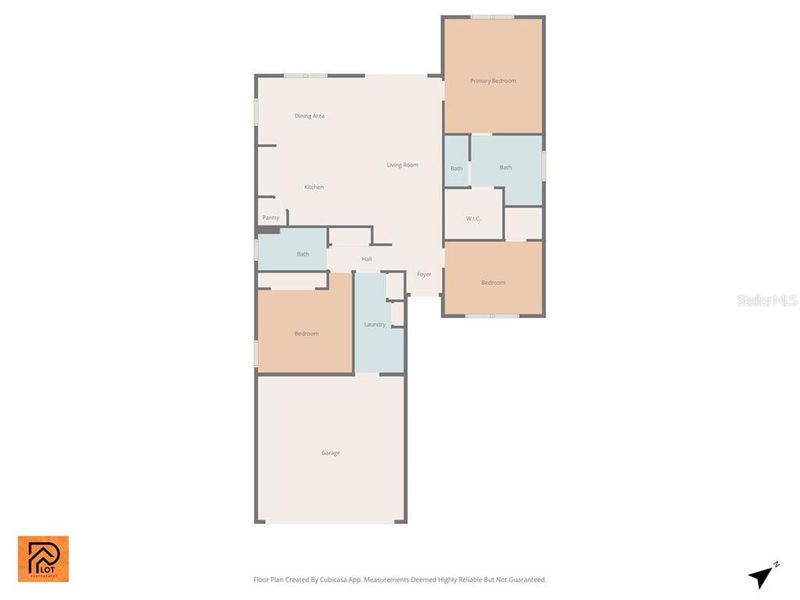 2D floor plan layout of this home in , North Port, FL (Image 5).