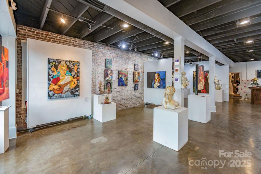Furnished interior view inside a new home in The Terraces at Cramerton Mills, Cramerton (Image 4).