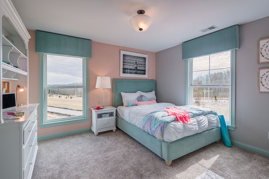 Furnished interior view inside a new home in The Estates and Meadows at Floyds Fork, Louisville (Image 26).