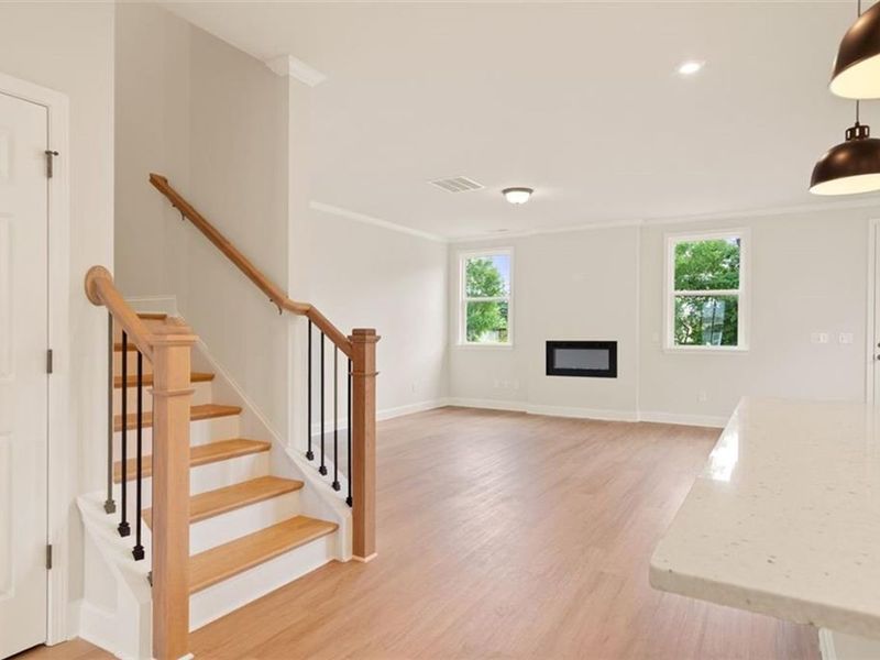 Spacious, unfurnished interior of a new home in Wehunt Meadows, Hoschton (Image 23). Spacious, unfurnished interior of a new home in Wehunt Meadows, Hoschton (Image 23).