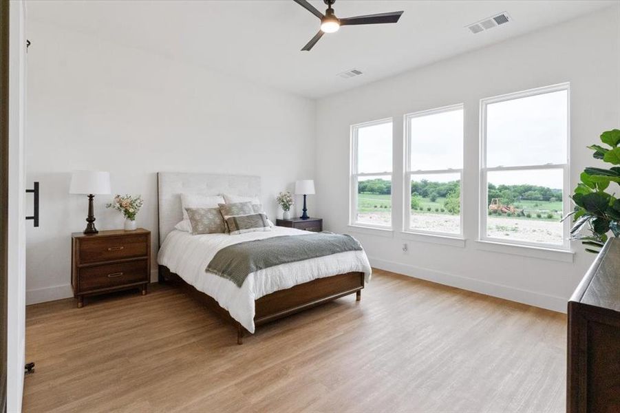 Furnished interior view inside a new home in , Justin (Image 9).