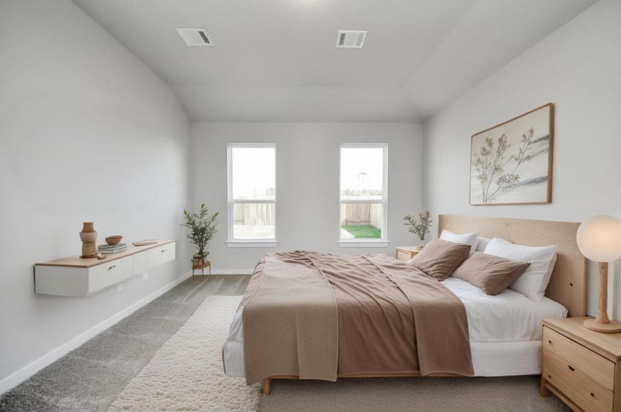 Virtually Staged - Primary Bedroom.