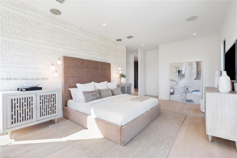 Furnished interior view inside a new home in , Surfside (Image 25).