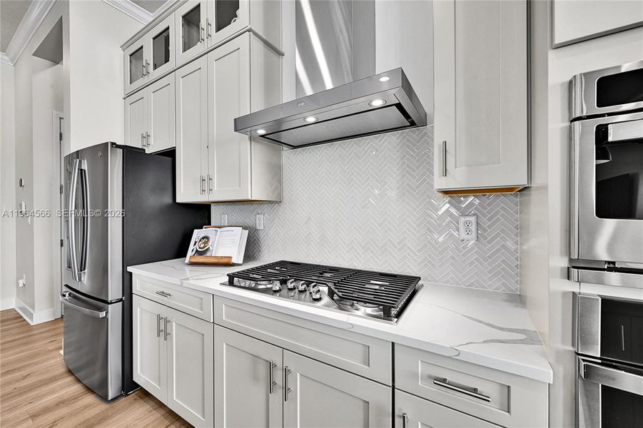 Furnished interior view inside a new home in , Parkland (Image 10).