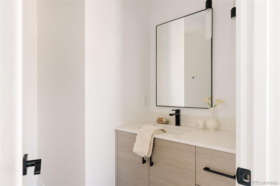 Furnished interior view inside a new home in , Denver (Image 38).