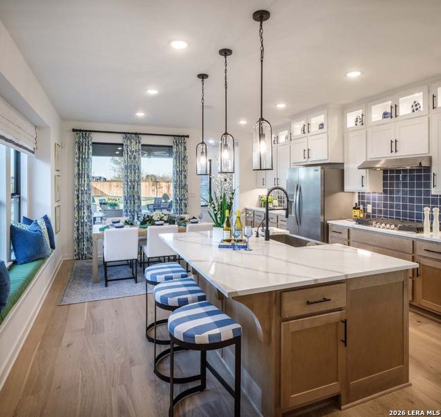 Furnished interior view inside a new home in Legacy at Lake Dunlap, New Braunfels (Image 12).