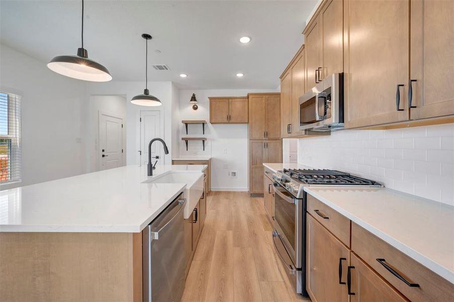 Furnished interior view inside a new home in Providence Commons, Providence Village (Image 8).