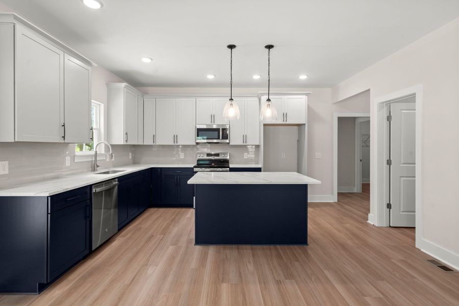 Furnished interior view inside a new home in , Hollywood (Image 6).