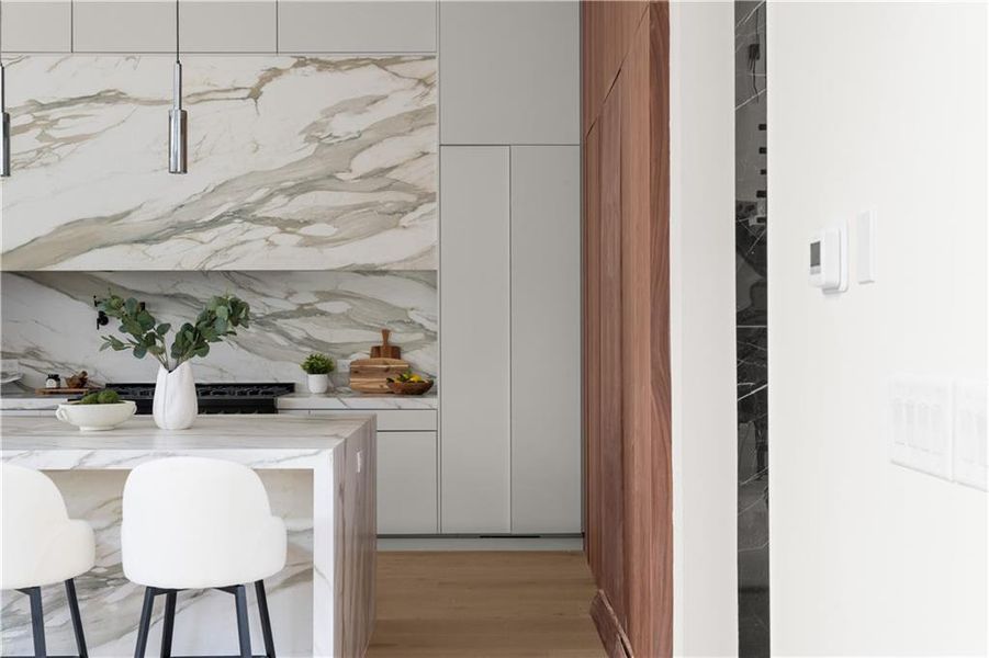 Furnished interior view inside a new home in , Atlanta (Image 31).