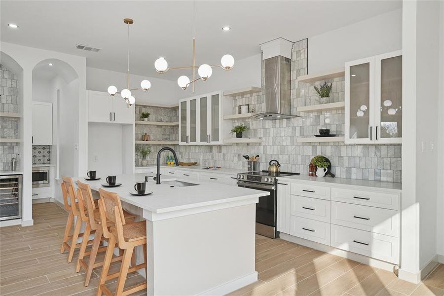 Furnished interior view inside a new home in , Tool (Image 37).