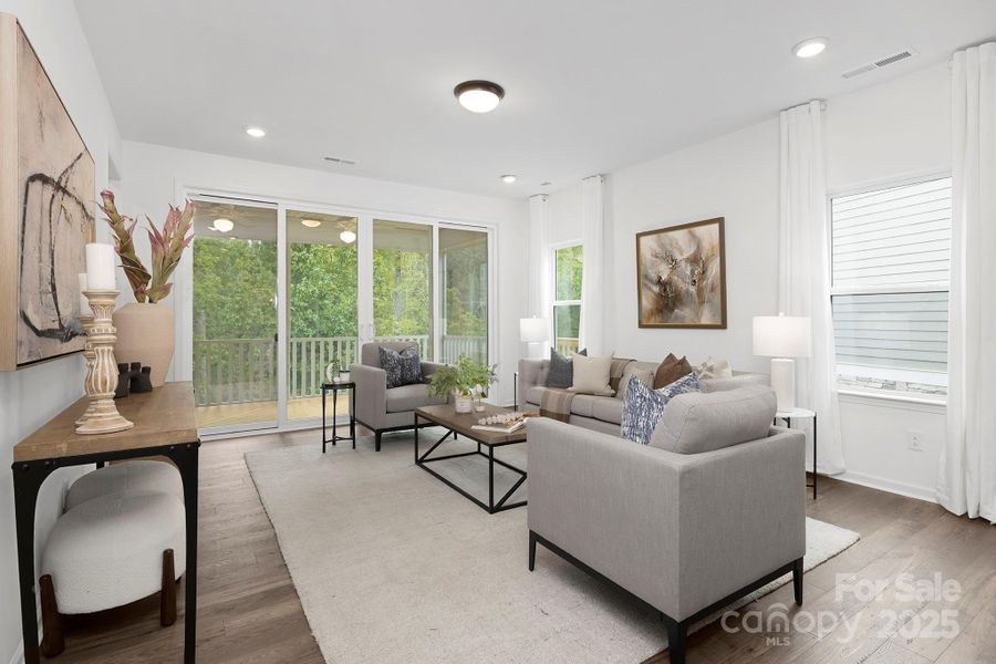 Furnished interior view inside a new home in Edgewater - The Cottages, Lancaster (Image 15).