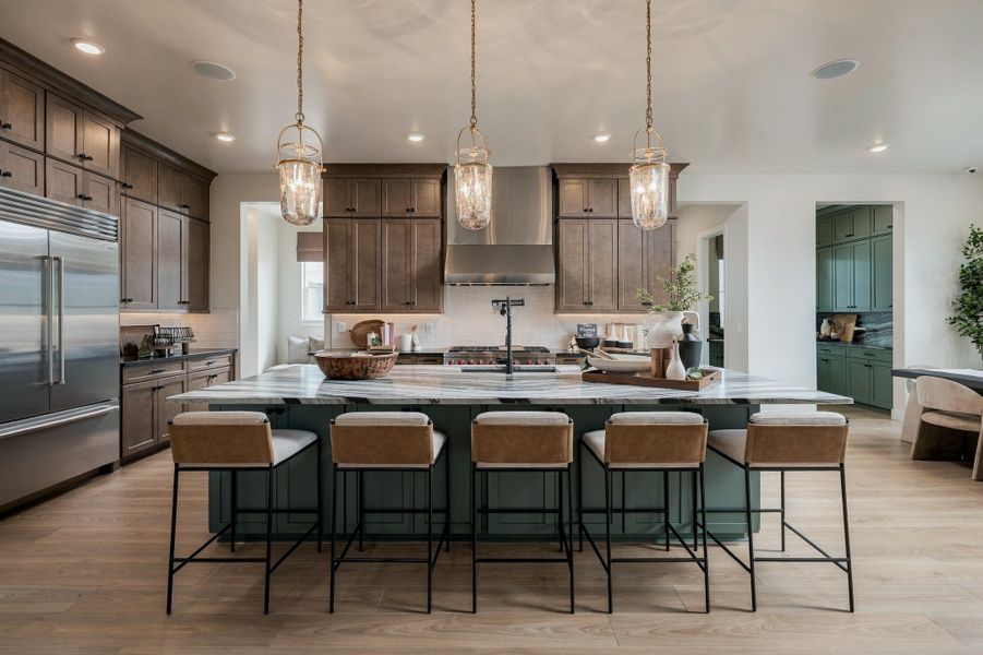 Representative furnished interior of a home built from the Crestmont by Taylor Morrison in Macanta, Castle Rock (Image 3).