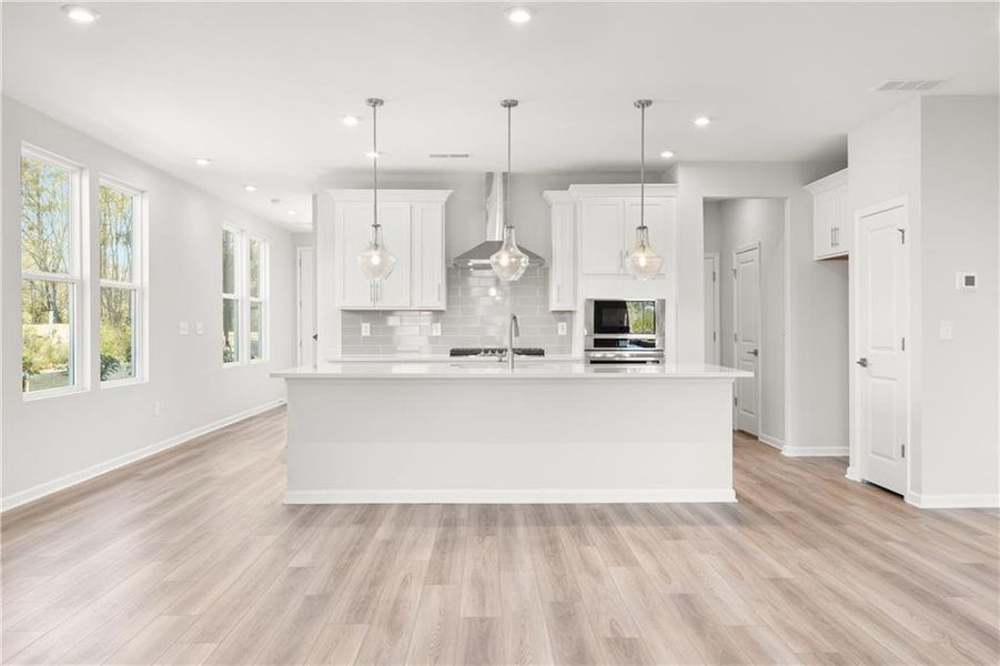 Furnished interior view inside a new home in Lake Shore, Winder (Image 4).