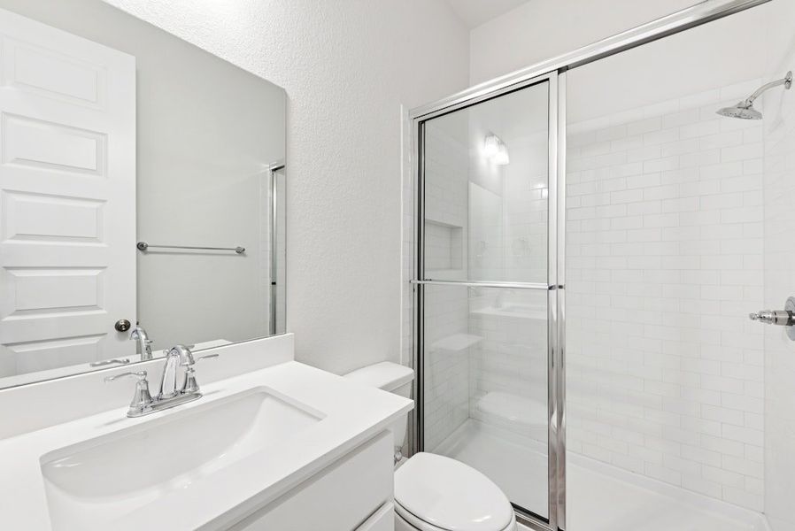 Furnished interior view inside a new home in University Heights, Round Rock (Image 14).