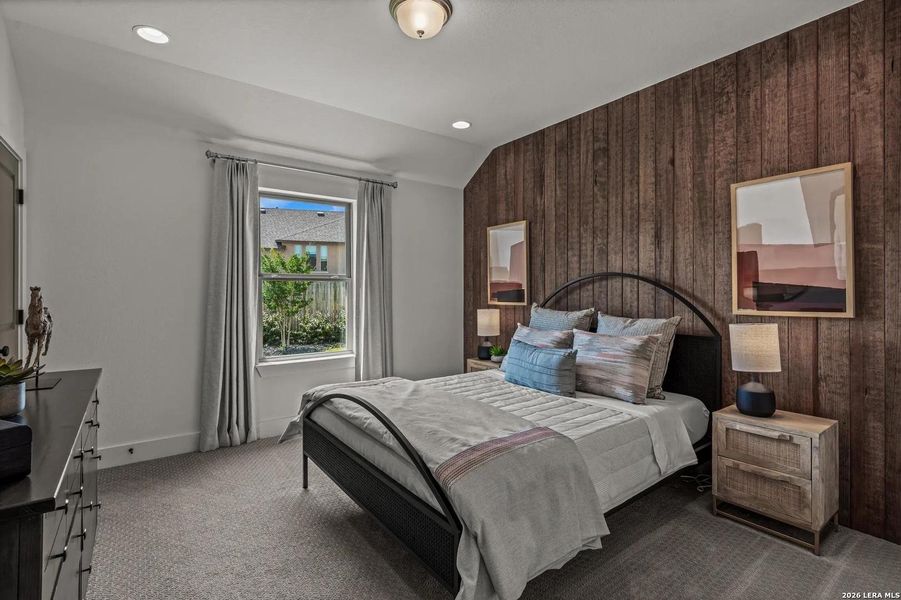 Furnished interior view inside a new home in Ventana - 60', Bulverde (Image 16).
