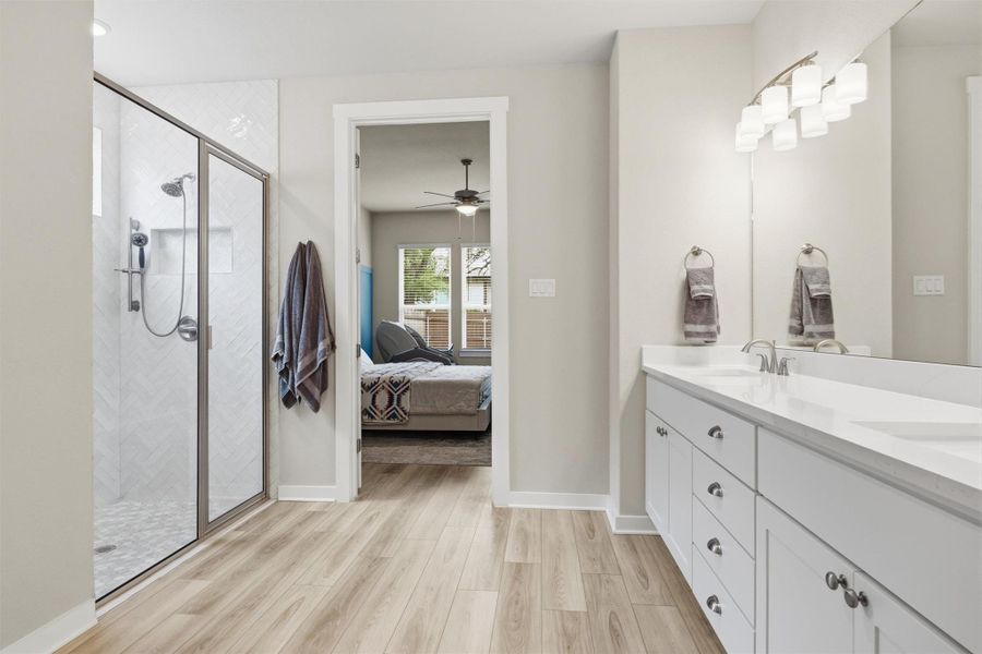 Furnished interior view inside a new home in , Georgetown (Image 22).