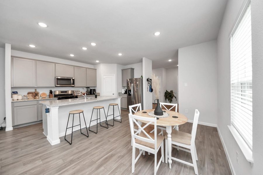 Furnished interior view inside a new home in The Villages at Westpointe, Dayton (Image 9). Furnished interior view inside a new home in The Villages at Westpointe, Dayton (Image 9).
