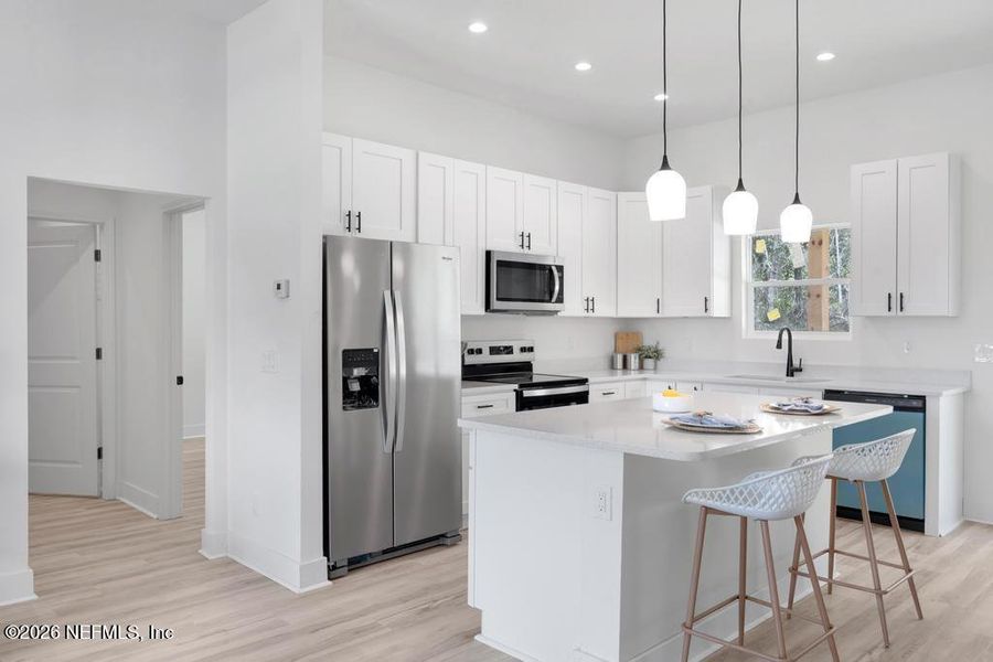 Furnished interior view inside a new home in , Keystone Heights (Image 10).