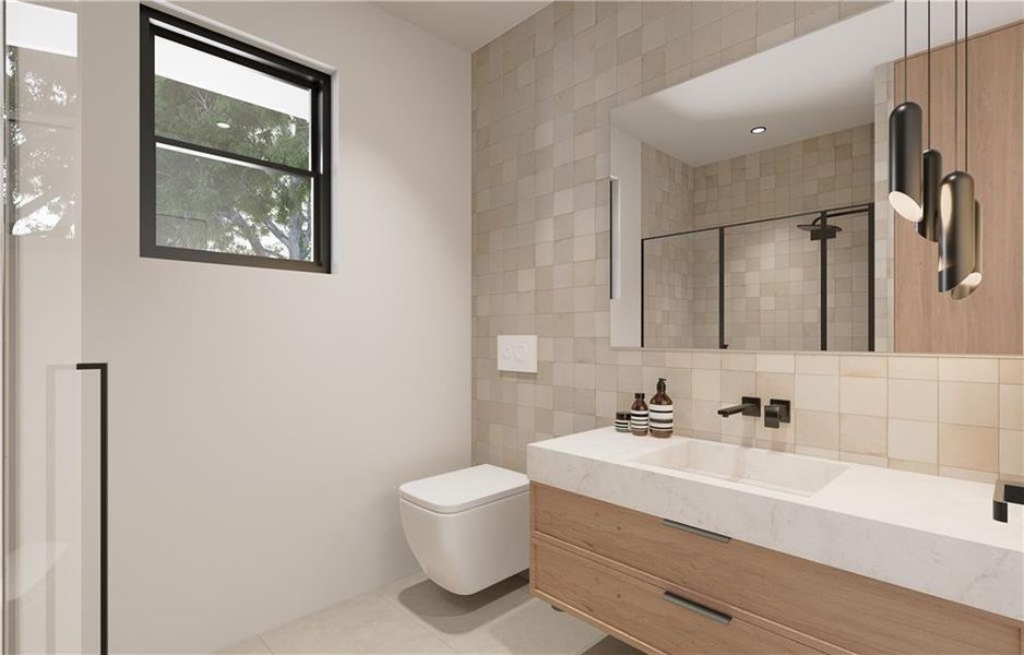 Furnished interior view inside a new home in , Sugar Hill (Image 29).