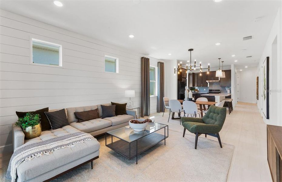 Furnished interior view inside a new home in Talon Preserve on Palmer Ranch, Nokomis (Image 5). Furnished interior view inside a new home in Talon Preserve on Palmer Ranch, Nokomis (Image 5).