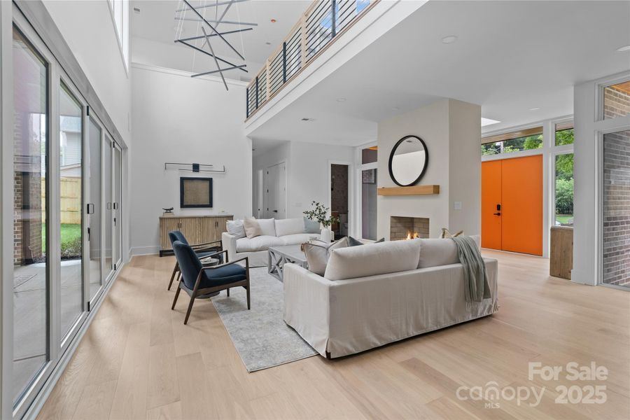 Furnished interior view inside a new home in , Charlotte (Image 5).