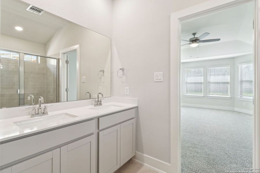 Furnished interior view inside a new home in Comanche Ridge, San Antonio (Image 10).