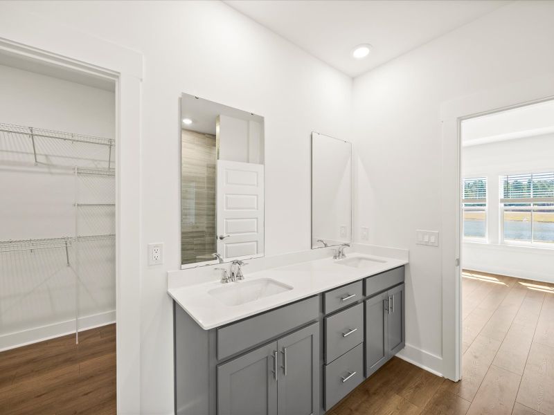 Furnished interior view inside a new home in The Coves at Lakes of Cane Bay II, Summerville (Image 9).