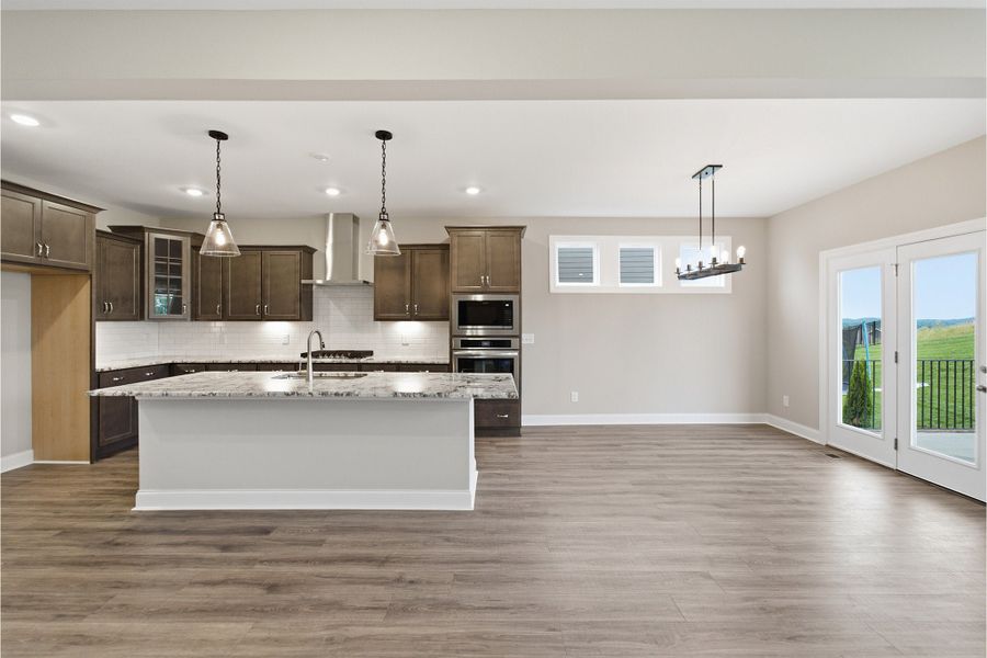Furnished interior view inside a new home in The Retreat at Norman Farm, Hendersonville (Image 7).