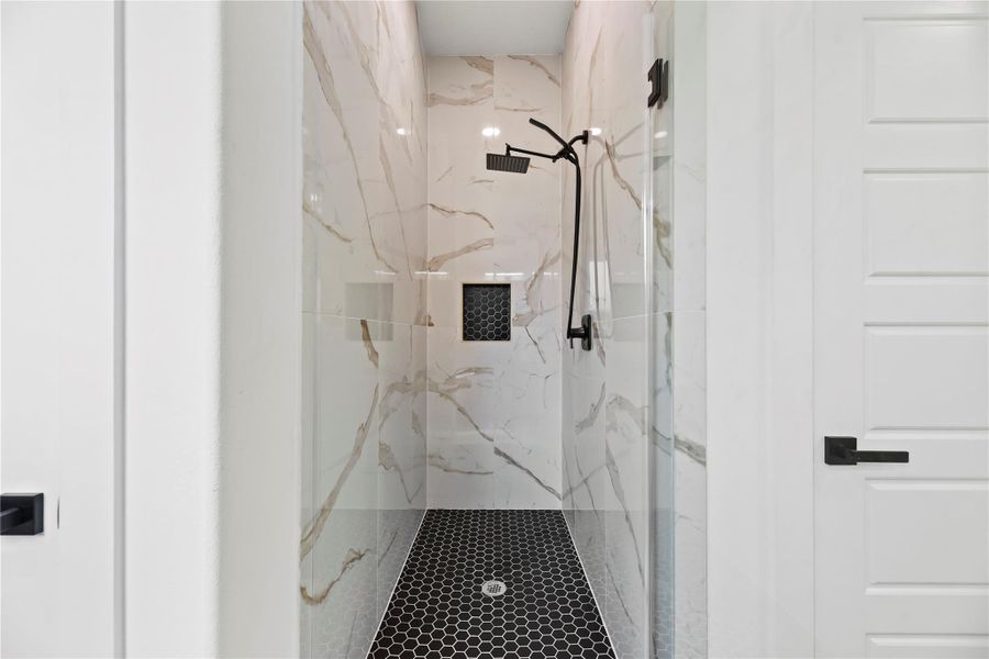 Close-up of interior finishes inside a home in , Houston (Image 21).