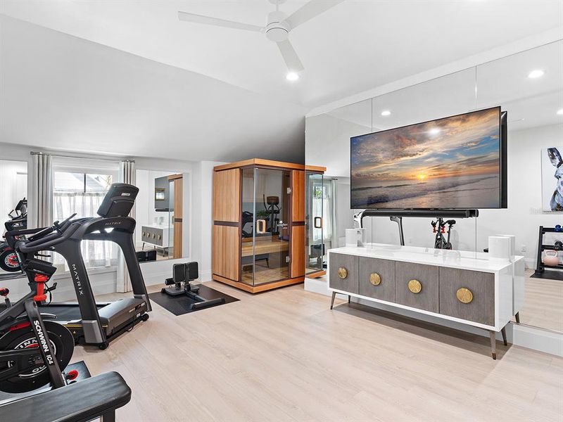 Furnished interior view inside a new home in , Sarasota (Image 37).