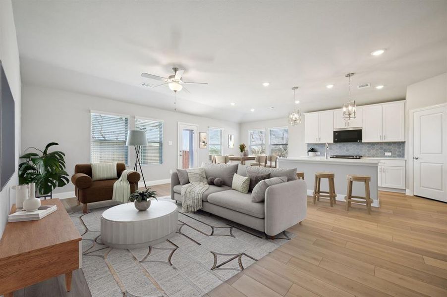 Photo is not of the actual home, but is an inspirational photo of builder’s model home and may depict options, furnishings, and/or decorator features that are not included.