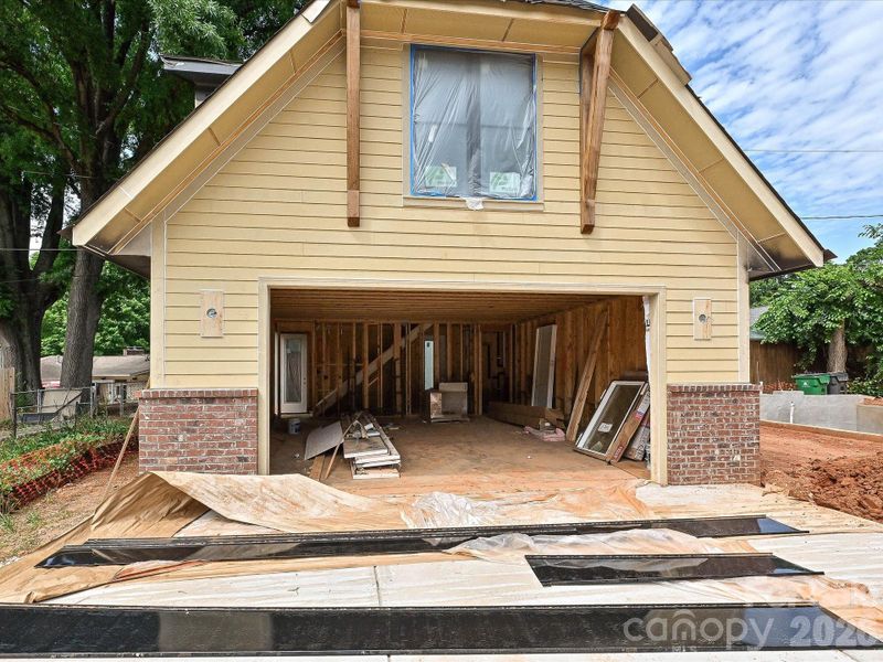 In-progress construction of a new home in , Charlotte, NC (Image 31).