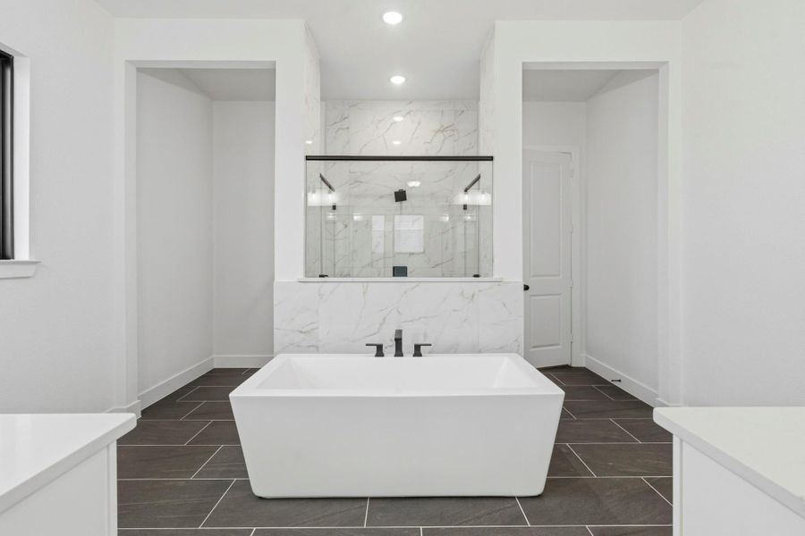 Furnished interior view inside a new home in Elyson, Katy (Image 7).