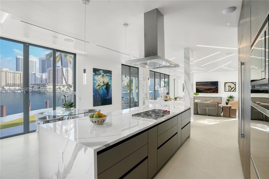 Furnished interior view inside a new home in , Hallandale Beach (Image 35).