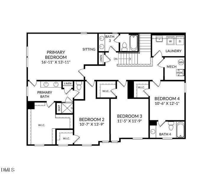 Plenty of bedrooms and baths