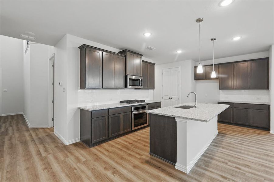 Furnished interior view inside a new home in Bel Air Village, Sherman (Image 5).